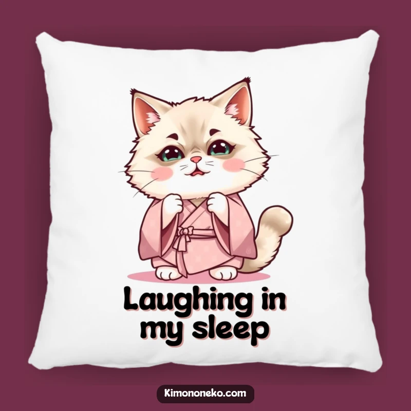 Funny Kawaii Ragdoll Cat Pillow - Soft Cute Anime Cushion