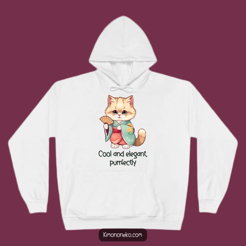 Cozy Funny Cat Kimono Hoodie - Warm & Stylish Feline Wear