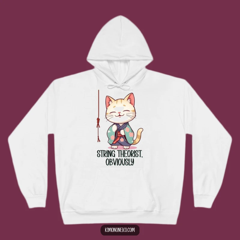 Funny Kawaii Cat Kimono Hoodie: Cozy Playful Kitty, Warm and Hilarious Gift