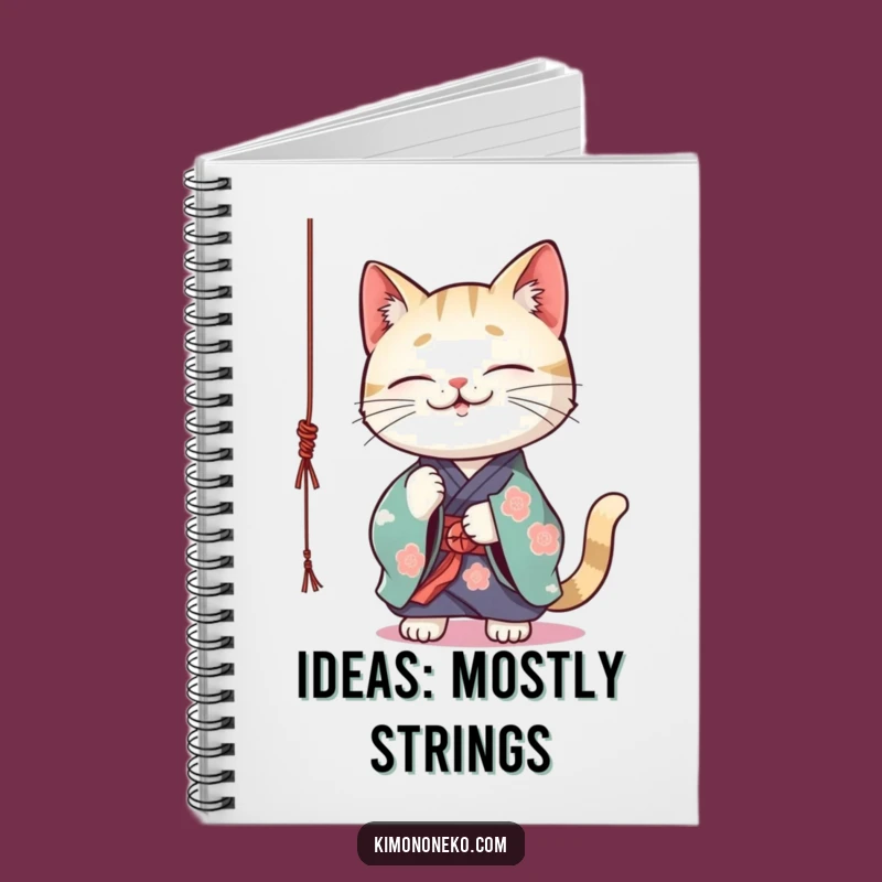 Funny Kawaii Cat Kimono Notebook: Playful Journal, Adorable Stationery, Hilarious Gift