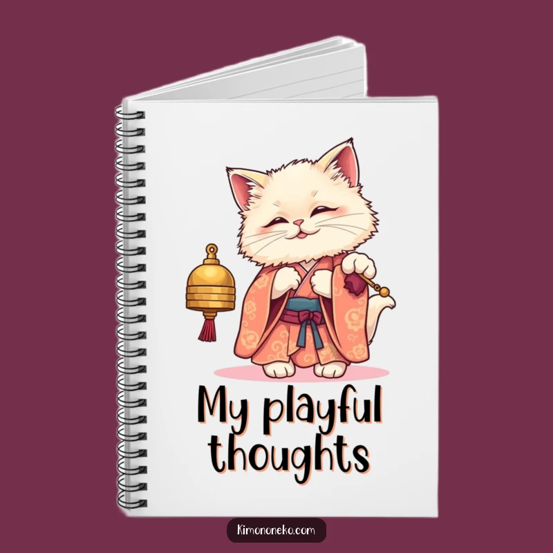 Funny Kawaii Cat Kimono Notebook: Jot Down Ideas with Adorable, Playful Notes