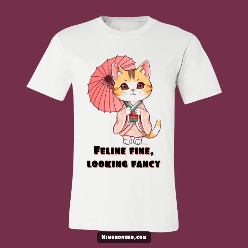 Funny Calico Cat Kimono T-Shirt: Stylish & Humorous Wear for Cat Fans!