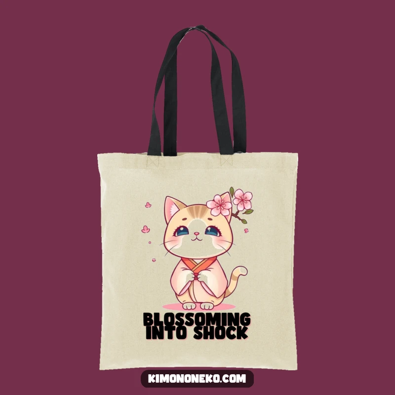 Funny Kimono Cat Tote Bag: Carry Your Surprise in Style, Perfect Funny Gift