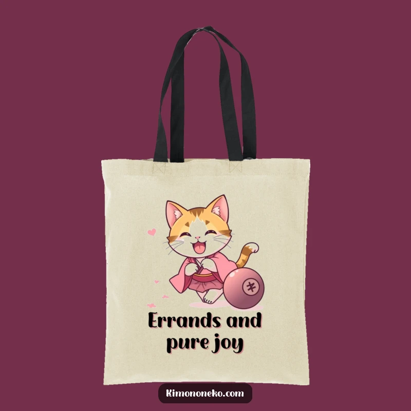 Funny Calico Cat Kimono Tote Bag - Carry Your Playfulness!