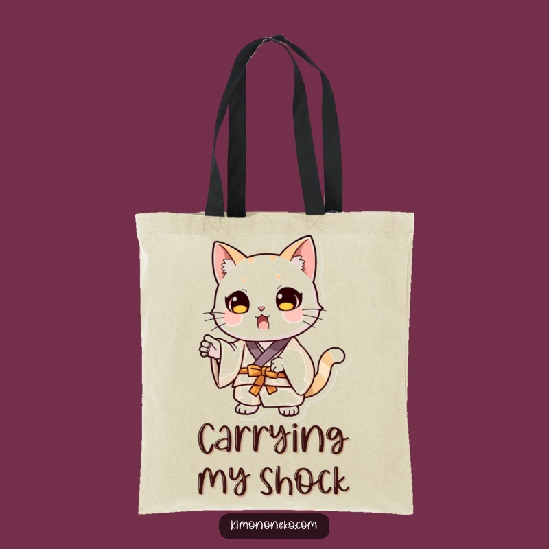 Funny Cat Kimono Surprise Tote Bag: Carry Your Drama with Flair