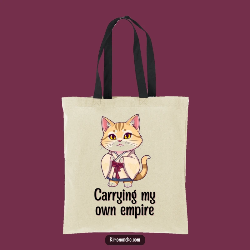 Funny Majestic Cat Kimono Tote Bag: Carry Your Essentials with Proud Feline Flair Gift